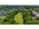 Overhead view of a neighborhood with mature trees at 2309 Filigree Ct, Raleigh, NC 27614
