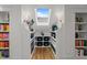 Cozy attic nook with built in shelving at 2309 Yancey St, Raleigh, NC 27608