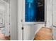 Hallway featuring a charming chalkboard wall for creative expression and home organization at 2309 Yancey St, Raleigh, NC 27608