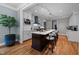 Bright open kitchen with a large center island, bar stool seating, and modern appliances at 2309 Yancey St, Raleigh, NC 27608
