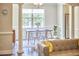Inviting dining room with ample natural light and seating for four at 2916 Reynolda Cir, Durham, NC 27712