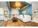 Bright living room with hardwood floors, chandelier, and comfortable seating area perfect for relaxing at 2921 Imperial Oaks Dr, Raleigh, NC 27614