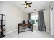 Bright office features a desk, a window, and neutral decor at 2921 Imperial Oaks Dr, Raleigh, NC 27614