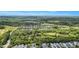 Expansive aerial view of the neighborhood, surrounded by green spaces and tree coverage at 3 Yancey, Pittsboro, NC 27312