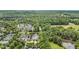 Community aerial view featuring homes close to nature trails and a lake at 3 Yancey, Pittsboro, NC 27312