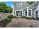 Backyard patio area for entertaining with room for outdoor furniture and dining at 3 Yancey, Pittsboro, NC 27312