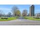 Scenic view of the road leading into the village, showcasing charming landscaping and community at 3 Yancey, Pittsboro, NC 27312