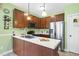 Bright kitchen featuring stainless steel appliances, ample countertop space, and stylish fixtures at 30 Cornerstone Dr, Franklinton, NC 27525
