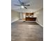 Open concept living space features kitchen with breakfast bar, and plenty of room to entertain at 3047 Huntleigh Dr, Raleigh, NC 27604