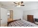 Bright bedroom with carpet, dresser and natural light, offering a serene space at 3309 Turner Ridge Dr, New Hill, NC 27562