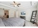 Main bedroom with natural light and neutral paint throughout at 3309 Turner Ridge Dr, New Hill, NC 27562