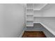 Spacious pantry with custom shelving for optimal storage and organization at 3323 Cheswick Dr, Raleigh, NC 27609
