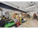 Spacious garage filled with tools, equipment, and toys, offering ample storage and project space at 5513 Doemont Dr, Apex, NC 27539