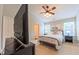 Cozy main bedroom with soft carpet, and natural light at 5535 Spindlewood Ct, Durham, NC 27703