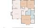 Detailed floor plan showcasing the layout of the kitchen, bedrooms, living room, and bathrooms at 5849 Rocking Chair Dr, Youngsville, NC 27596