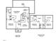 Detailed floor plan showcasing the layout of the first and second floors, including room dimensions and features at 601 Culpepper Ct, Durham, NC 27712
