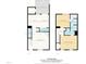 Floor plan displaying a house's dimensions, including all rooms, bathrooms, and estimated areas at 6513 Hearthstone Dr, Raleigh, NC 27615