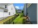 Fenced backyard with a view of a well-maintained lawn and neighboring houses at 8925 Lee Brown Ridge Dr, Wake Forest, NC 27587