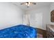 Spacious bedroom features wood floors and offers plenty of room at 109 Obsidian Dr, Holly Springs, NC 27540