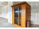 Close up of beautiful wooden sauna with glass door at 1104 Arden Trace Ct, Fuquay Varina, NC 27526