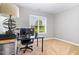 Office space featuring a large window and neutral carpeting at 174 Tafton Dr, Wendell, NC 27591