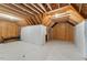 Spacious unfinished attic area ready for storage or customization at 2028 Pleasant Forest Way, Wake Forest, NC 27587