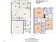 Detailed floor plan showcasing the layout of this two-story townhome at 2073 Weston Green Loop, Cary, NC 27513