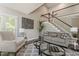 Spacious living room with vaulted ceiling, staircase, contemporary decor, and comfortable seating at 213 Birch Creek Dr, Fuquay Varina, NC 27526