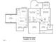 Detailed floor plan showing layout of the home's two floors and key measurements of each room at 22 Chapman Ct, Wendell, NC 27591
