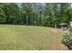 Spacious backyard featuring a basketball court, swing set, hot tub, and outdoor seating area at 2207 Wimberly Woods Dr, Sanford, NC 27330