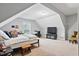 This bedroom offers ample natural light and features a large desk at 2207 Wimberly Woods Dr, Sanford, NC 27330