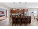 Open concept kitchen and seating area with ample natural light at 2207 Wimberly Woods Dr, Sanford, NC 27330