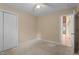 Comfortable bedroom featuring a ceiling fan and closet at 222 Sagamore Dr, Louisburg, NC 27549