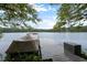 Private boat dock with a covered boat providing direct access to the tranquil lake waters at 249 Fisherman Point Rd, Roxboro, NC 27574
