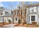 Charming brick townhome with a well-manicured front yard and inviting entrance at 2835 Bedfordshire Ct, Raleigh, NC 27604