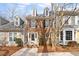 Charming brick townhome with a well-manicured front yard and inviting entrance at 2835 Bedfordshire Ct, Raleigh, NC 27604