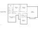 Floorplan of the second story showing the primary bedroom, bonus, and three other bedrooms at 303 Laurens Way, Chapel Hill, NC 27516