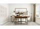 Contemporary home office with dual workstations, sleek decor, and lots of space at 308 Canyon Spring Trl, Wake Forest, NC 27587