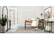 Bright home office featuring a large desk, decor, and ample space at 308 Canyon Spring Trl, Wake Forest, NC 27587