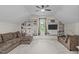 Bonus room with built-in bookcases, vaulted ceiling, carpet floor and a window at 3304 Rockland Ridge Dr, Cary, NC 27519