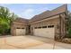 Attached garage with two garage doors and a spacious driveway for extra parking at 3601 Nightfall Ct, Raleigh, NC 27607