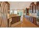 Well-appointed kitchen with an island, stainless steel appliances, and ample cabinet space at 372 Farnleigh Dr, Chapel Hill, NC 27517