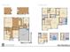 Detailed floor plan showcasing the layout of the first and second floors of the house at 45 Little Gem Ln, Fuquay Varina, NC 27526