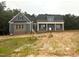 Charming craftsman-style home featuring gray siding, brick accents, and inviting front porch with columns at 60 Stream View Way, Spring Hope, NC 27882