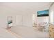Spacious and bright bedroom featuring neutral decor, natural light and wood floors at 672 Millers Mark Ave, Wake Forest, NC 27587