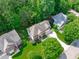 Charming home nestled amongst lush greenery, featuring a well-manicured lawn and elegant landscaping at 7929 Pine Timber Dr, Raleigh, NC 27613