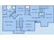 Layout of upper floor featuring owner's suite, bedrooms, bathrooms, bonus room and laundry room at 7929 Pine Timber Dr, Raleigh, NC 27613