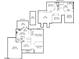 Detailed floor plan showcasing the layout of the home, including living spaces and bedrooms at 9400 Leslieshire Dr, Raleigh, NC 27615
