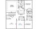 Second-floor plan with primary bedroom, two additional bedrooms, loft, and bathrooms with walk-in closets at 95 Cordoba Dr, Franklinton, NC 27525