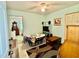 Bedroom featuring a day bed, TV and access to another room at 96 Holly Cir, Henderson, NC 27537